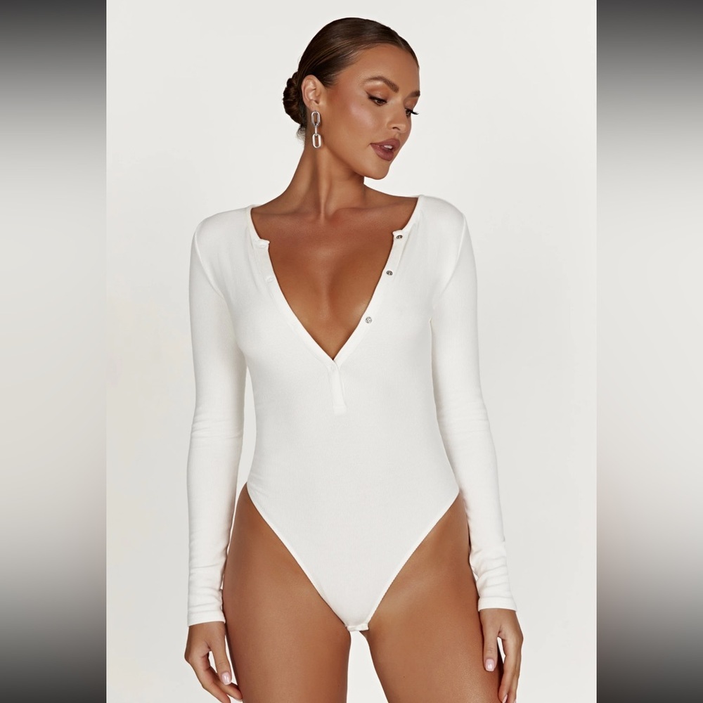 MESHKI white bodysuit